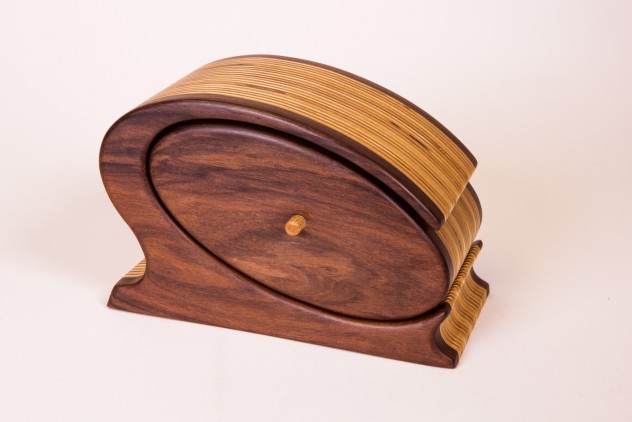 David's box with Rosewood and plywood