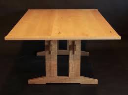 A beautiful soft maple table