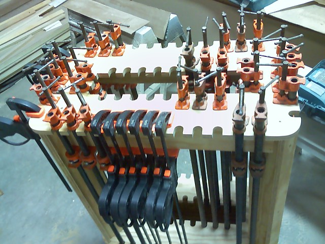 A healthy collection of clamps