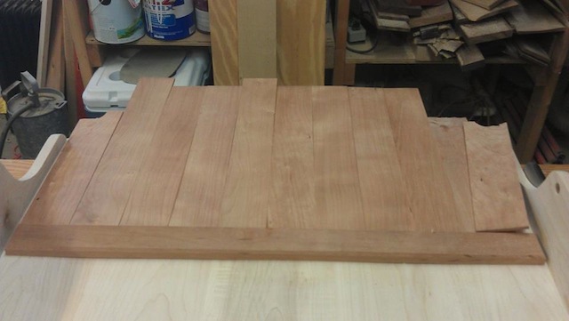 The cherry, ready to be glued up