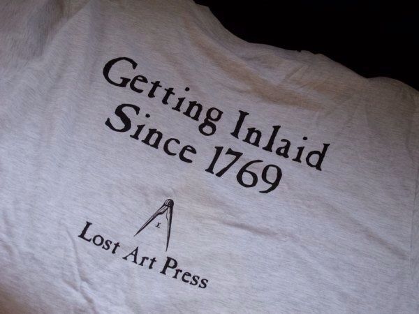 One of Lost Art Press' witty T-shirts